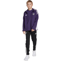 adidas Manchester United Präsentationsjacke 2025/26 Kinder JP3129 - aurora plum/white/black 140