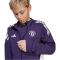 adidas Manchester United Präsentationsjacke 2025/26 Kinder JP3129 - aurora plum/white/black 140