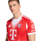 adidas FC Bayern München Authentic Heimtrikot 2025/26 Herren JJ2144 - red XS