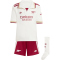 adidas Originals FC Arsenal Ausweich-Minikit 2025/26 Kinder JI9541 - cloud white/team coll burgundy 2 98