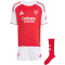 adidas FC Arsenal Heim-Minikit 2025/26 Kinder JI9529 - better scarlet/white 92