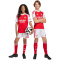 adidas FC Arsenal Heimshorts 2025/26 Kinder JI9528 - white/better scarlet 128