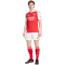 adidas FC Arsenal Heimshorts 2025/26 Herren JI9515 - white/better scarlet XS
