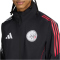 adidas Ajax Amsterdam Regenjacke 2025/26 Herren JP1756 - black/white/bold red XS
