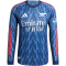 adidas FC Arsenal Authentic langarm Auswärtstrikot 2025/26 Herren JJ1834 - night indigo/matte silver XS