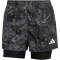 adidas Own the Run Spray Dye 2in1 Laufshorts Damen JL8718 - grey four/black S