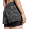 adidas Own the Run Spray Dye 2in1 Laufshorts Damen JL8718 - grey four/black S