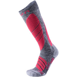 UYN Pro Race Skisocken Damen grey melange/pink paradise...