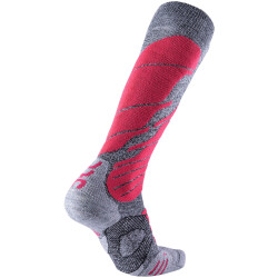 UYN Pro Race Skisocken Damen grey melange/pink paradise...