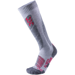 UYN All Mountain Skisocken Damen light grey melange/coral...