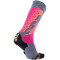 UYN All Mountain Skisocken Damen medium grey melange/pink 35-36