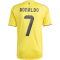 adidas Al Nassr FC Heimtrikot 2025/26 Cristiano Ronaldo 7 Herren JN7982 - impact yellow/night indigo XS