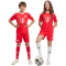 adidas Originals FC Bayern München Ausweich Torwartshorts 2025/26 Kinder JN8665 - pure ruby 128