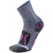 UYN Trekkingsocken Outdoor Explorer aus Natex Damen grey melange/violet 35-36