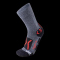 UYN Trekkingsocken Outdoor Explorer Mid Herren grey melange/red 35-38