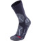 UYN Trekkingsocken Winter aus Merinowolle Herren anthrazit melange/black 35-38