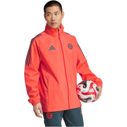 adidas FC Bayern München Regenjacke 2025/26 Herren JN5614 - easy coral M