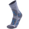 UYN Trekkingsocken Winter Merinowolle Damen grey melange/petrol blue 35-36