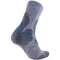 UYN Trekkingsocken Winter Merinowolle Damen grey melange/petrol blue 35-36