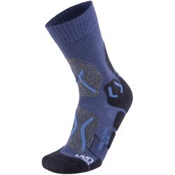 UYN Trekkingsocken Cool aus Merinowolle Herren deep blue/indigo 42-44