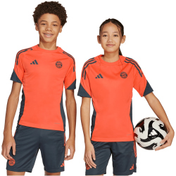 adidas FC Bayern München Competition Trainingstrikot 2025/26 Kinder JN5601 - easy coral 140