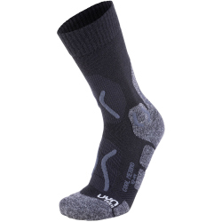 UYN Trekkingsocken Cool aus Merinowolle Herren black/grey melange 39-41