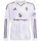 adidas Manchester United langarm Auswärtstrikot 2025/26 Kinder JP3031 - white 152