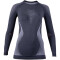 UYN Evolutyon langarm Funktionshirt Damen charcoal/white/light grey XS