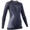 UYN Evolutyon langarm Funktionshirt Damen charcoal/white/light grey XS