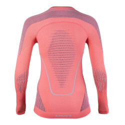 UYN Evolutyon langarm Funktionshirt Damen coral/anthrazit/aqua XS
