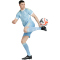 adidas Juventus Turin Authentic Auswärtstrikot 2025/26 Herren JJ4312 - ash blue XS