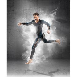 UYN Ambityon langarm Funktionsshirt melange Herren black...