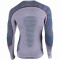 UYN Ambityon langarm Funktionsshirt melange Herren white melange/avio/bordeaux L/XL