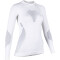 UYN Fusyon Winter langarm Funktionsshirt Damen snow white/anthrazit/grey L/XL