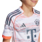 adidas FC Bayern München Auswärtstrikot 2025/26 Kinder JN8524 - white 128