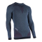 UYN Fusyon langarm Funktionsshirt Merinowolle Herren orion blue/bordeaux/pearl grey L/XL