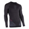 UYN Fusyon langarm Funktionsshirt Merinowolle Herren caviar/beige/bordeaux L/XL