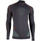 UYN Evolutyon Turtleneck langarm Funktionsshirt Herren charcoal/green/orange shiny S/M