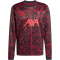 adidas FC Liverpool langarm Aufwärmshirt 2025/26 Herren JV9014 - black/pure ruby S