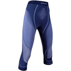UYN Ambityon 3/4 Funktionsunterhose Damen deep blue/white/light blue S/M
