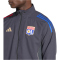 adidas Olympique Lyon Präsentationsjacke 2025/26 Herren JL9479 - carbon/hazy beige XS