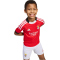 adidas SL Benfica Lissabon Heim-Minikit 2025/26 Kinder JN9940 - benfica red/white 92