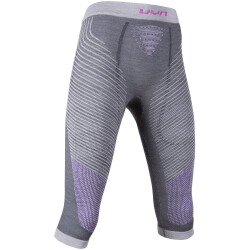 UYN Fusyon 3/4 Funktionsunterhose Damen anthrazit/purple/pink S/M