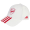 adidas FC Arsenal Baseball Cap 2025/26 JY4602 - white/better scarlet 56 - 58 cm