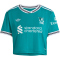adidas Originals FC Liverpool Cropped Ausweichtrikot 2025/26 Damen JV6492 - Sea Green XS