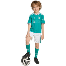adidas Originals FC Liverpool Ausweich-Minikit 2025/26 Kinder JV6470 - Sea Green 92