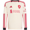 adidas FC Liverpool langarm Auswärtstrikot 2025/26 Kinder JV6454 - wonder white 140