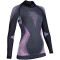 UYN Evolutyon langarm Funktionsshirt Turtleneck Damen anthrazit melange/raspberry/purple XS