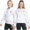 adidas FC Bayern München Einlaufjacke 2025/26 Kinder JM9437 - white/black 128
