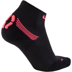 UYN Run Veloce Cool-Air-Flow Laufsocken Damen black/coral...